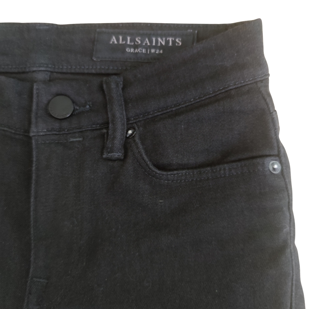 All Saints Black Skinny Jeans with Modern Fit - Picture 6 of 8